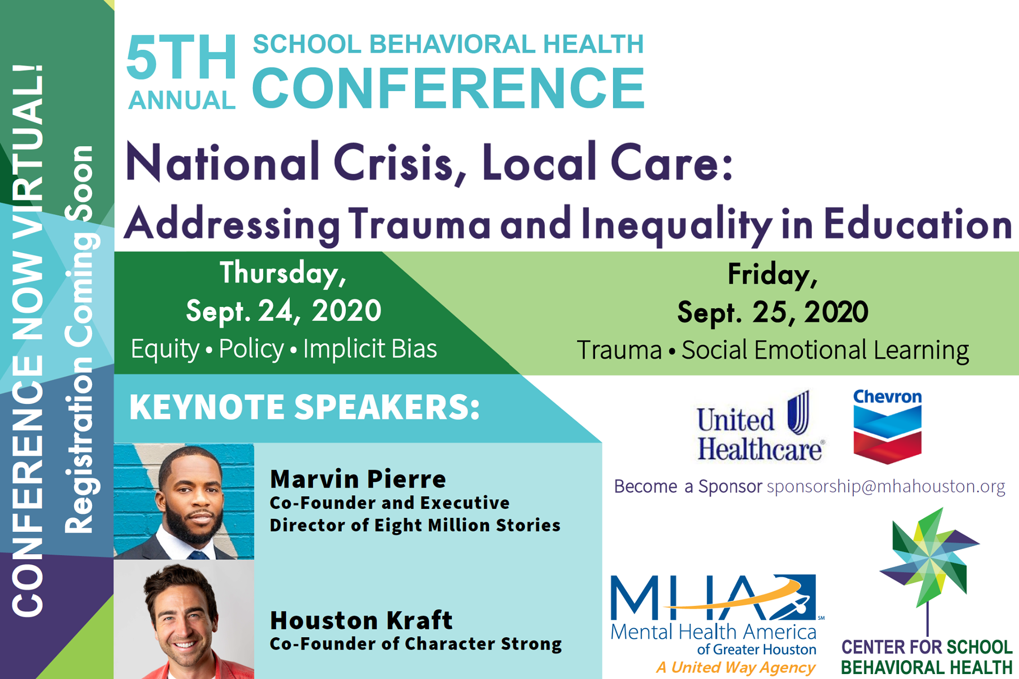 5th Annual School Behavioral Health Conference National Crisis Local Care Addressing Trauma And Inequality In Education - Mental Health Tx